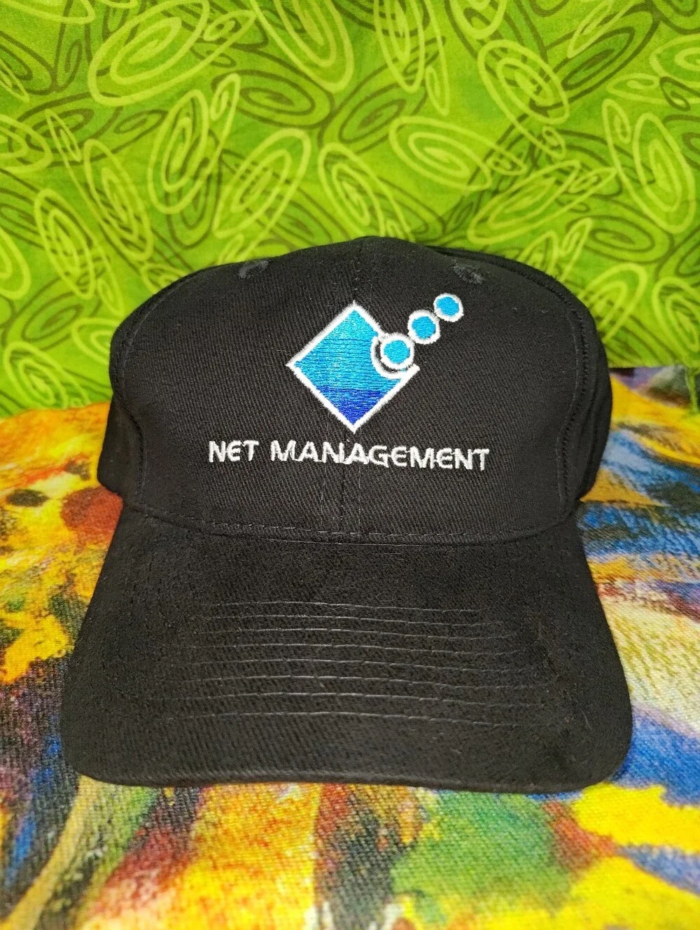 NET Management Embroidered LogoTrucker Strap-on Hat Cap